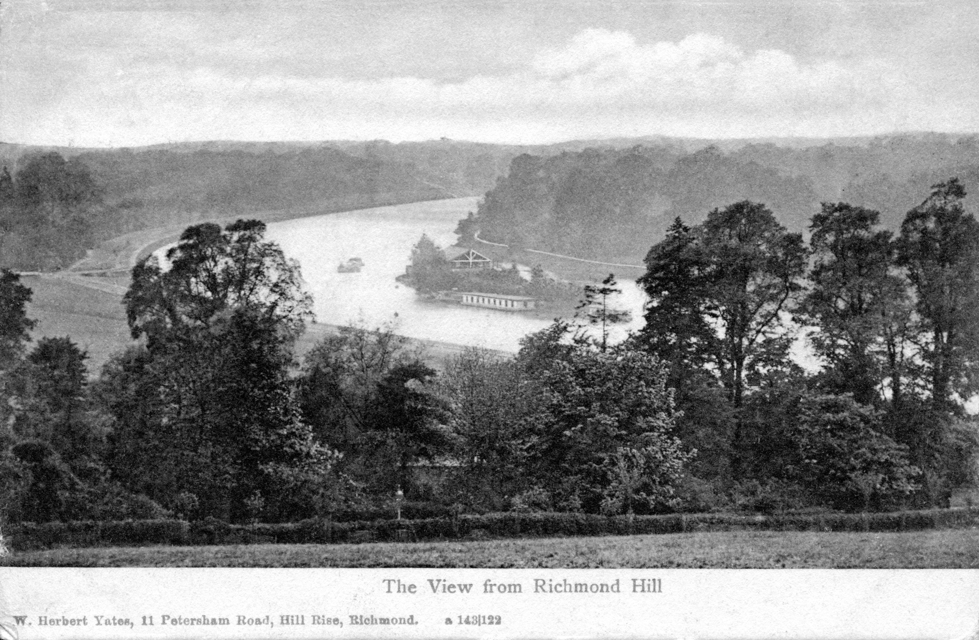 Richmond Hill view from,Richmond Glovers Island,river view